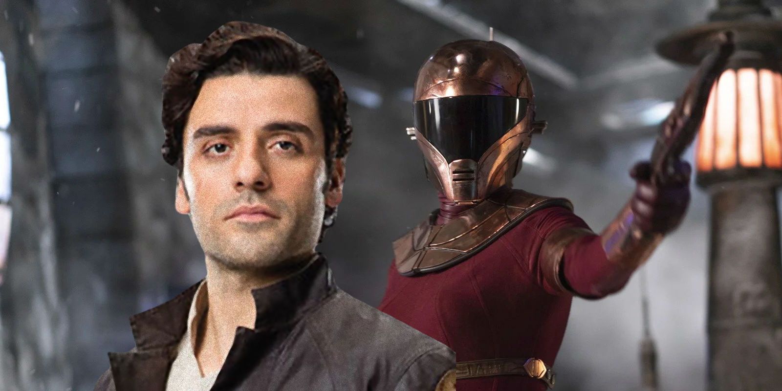 Poe Dameron and Zorii Bliss in Star Wars