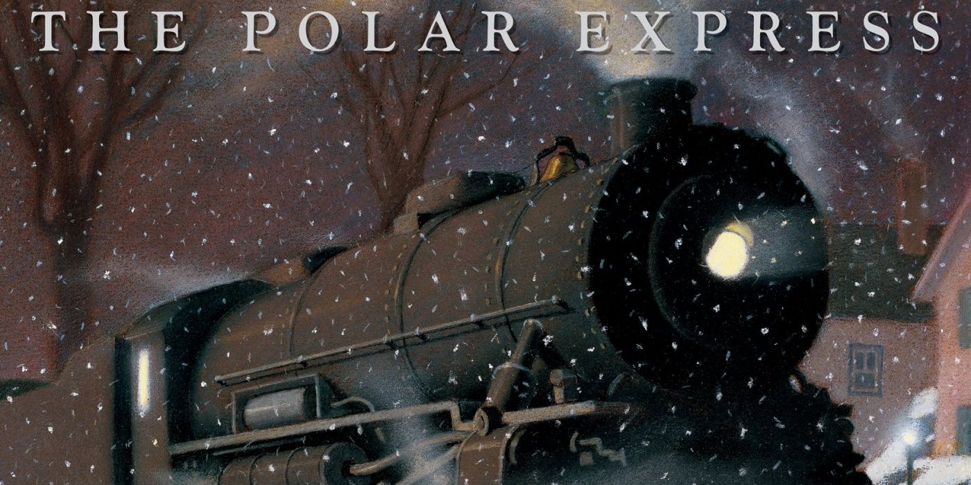 A book cover for The Polar Express