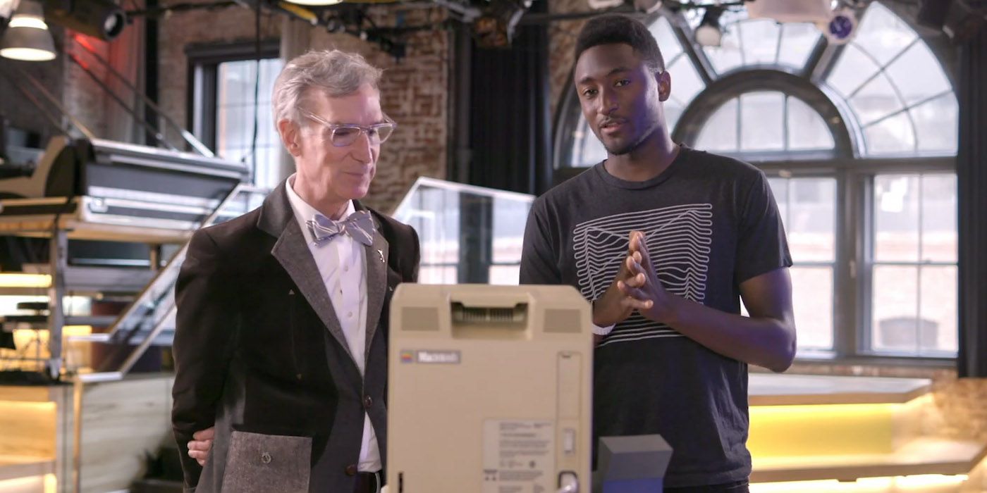 Exclusive: Marques Brownlee & Bill Nye Evaluate The Original Macintosh