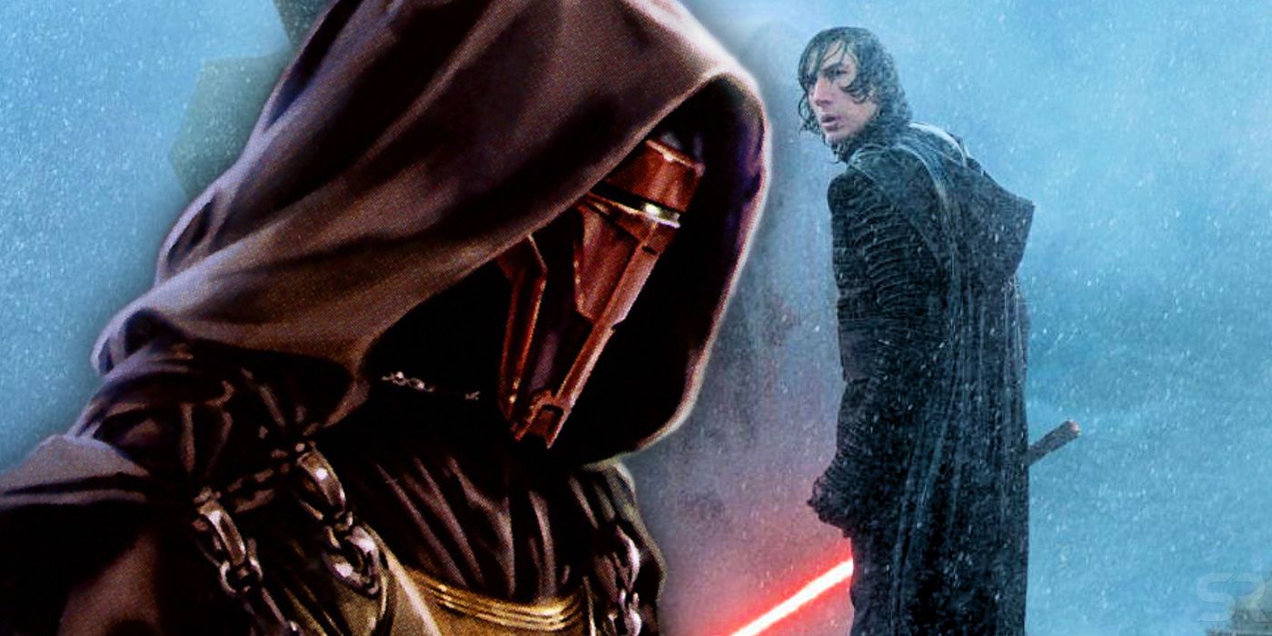 Revan and Kylo Ren in Star Wars The Rise of Skywalker