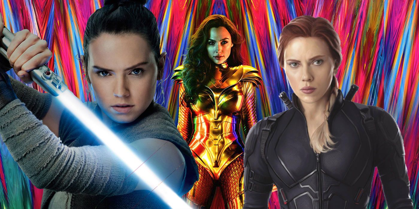 Rey Wonder Woman and Black Widow