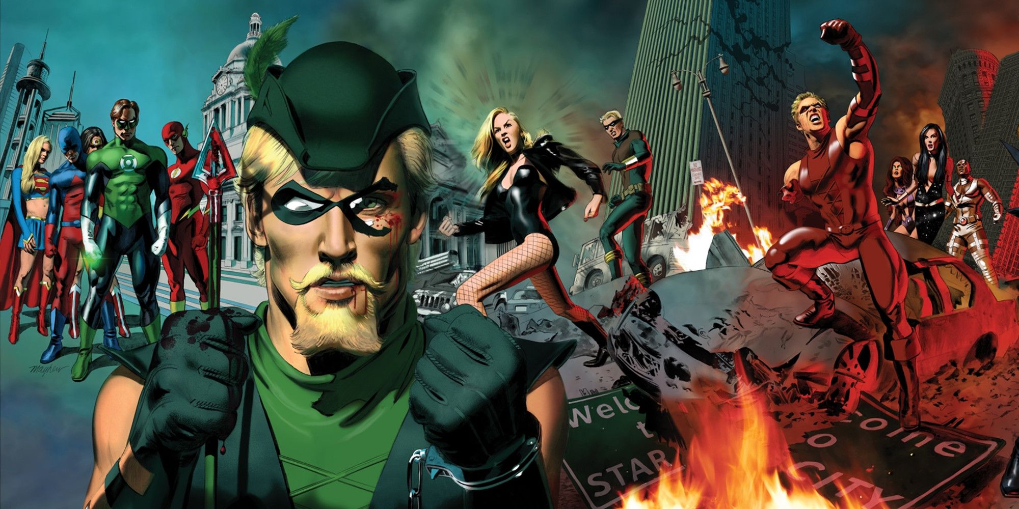 Rise of Green Arrow and False of Arsenal Cover