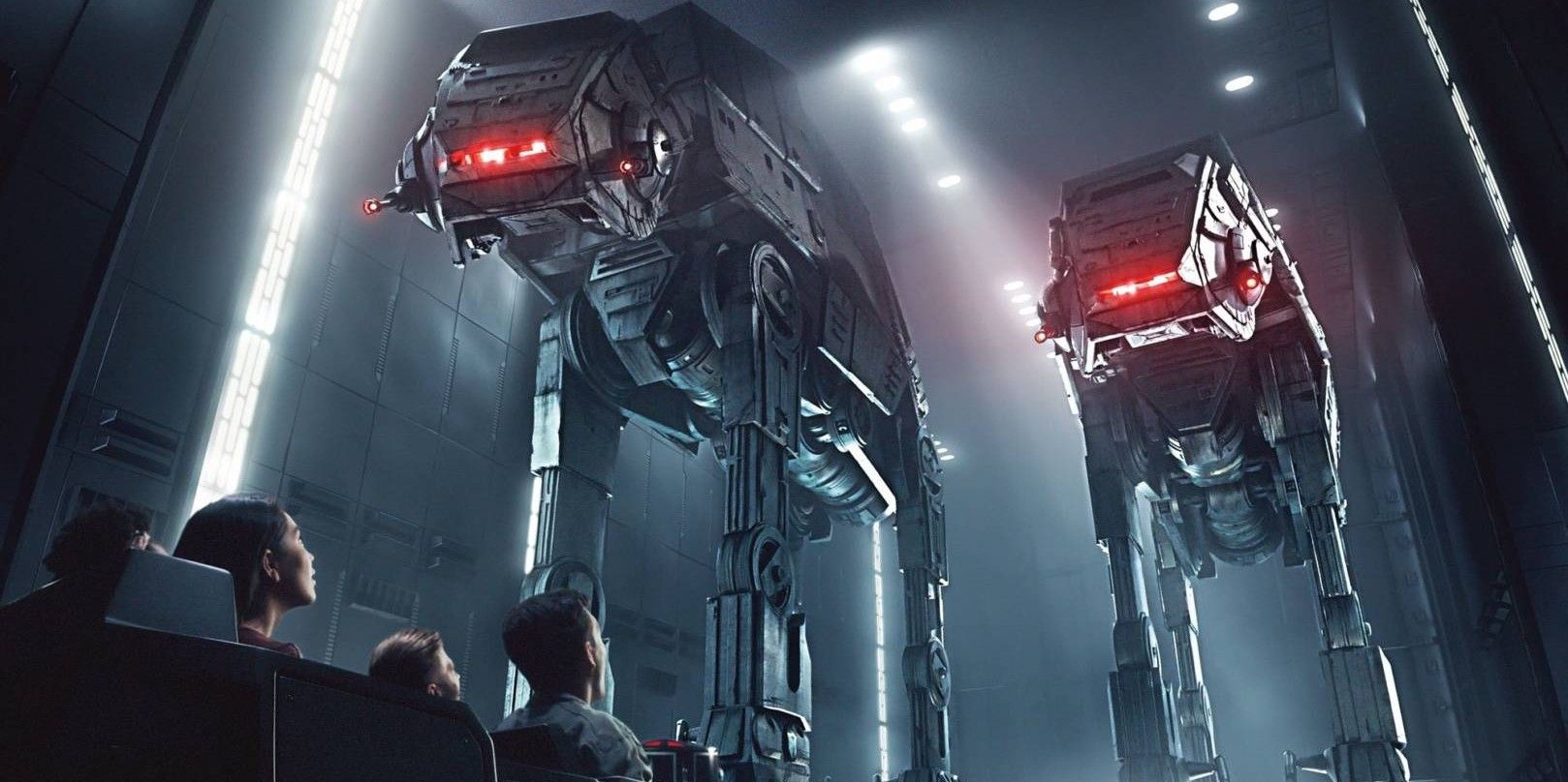 Rise of the Resistance ride AT-ATs