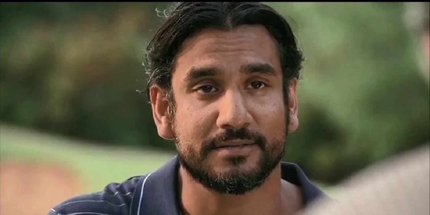 Sayid smiling on Lost