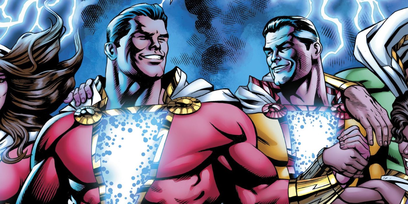 Shazam Billy Batson and Father Heroes
