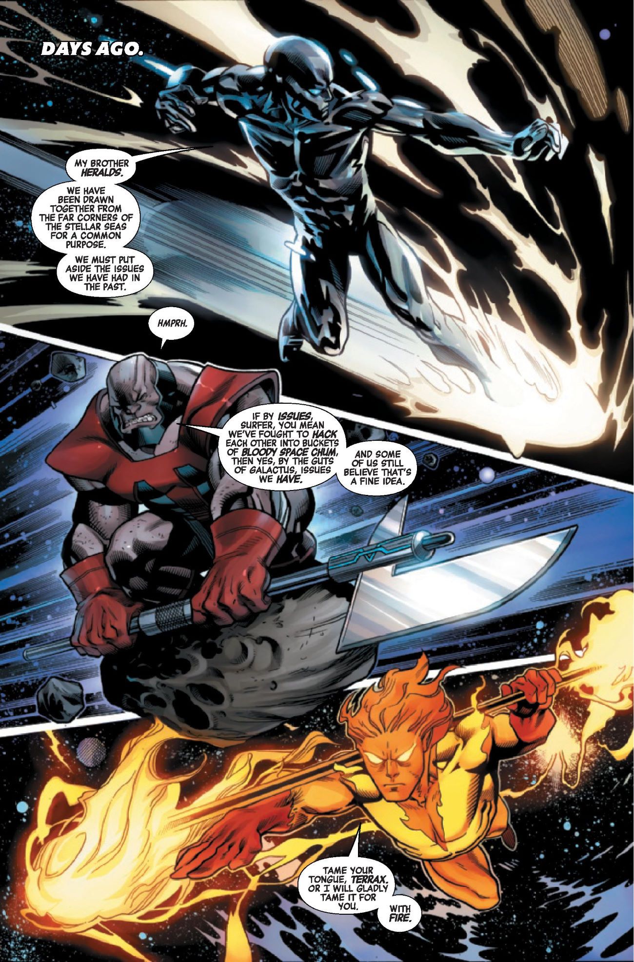 Silver Surfer Avengers Comics Preview 1