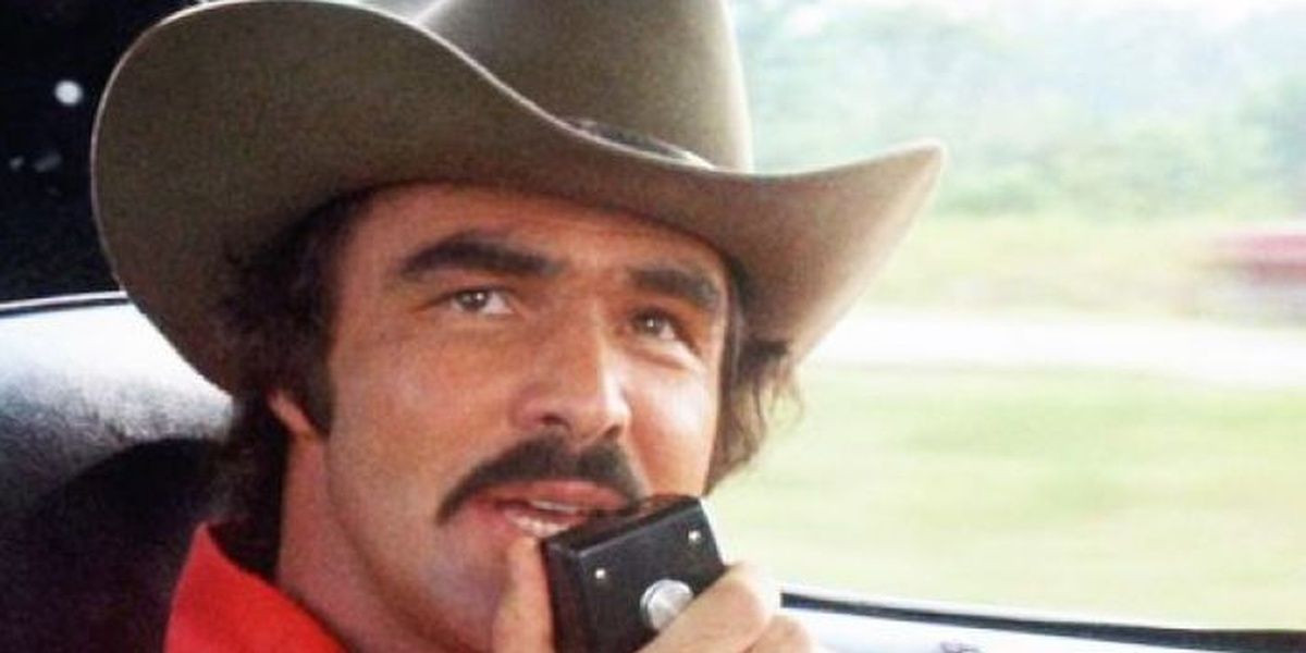 Burt Reynolds using the radio in Smokey and the Bandit