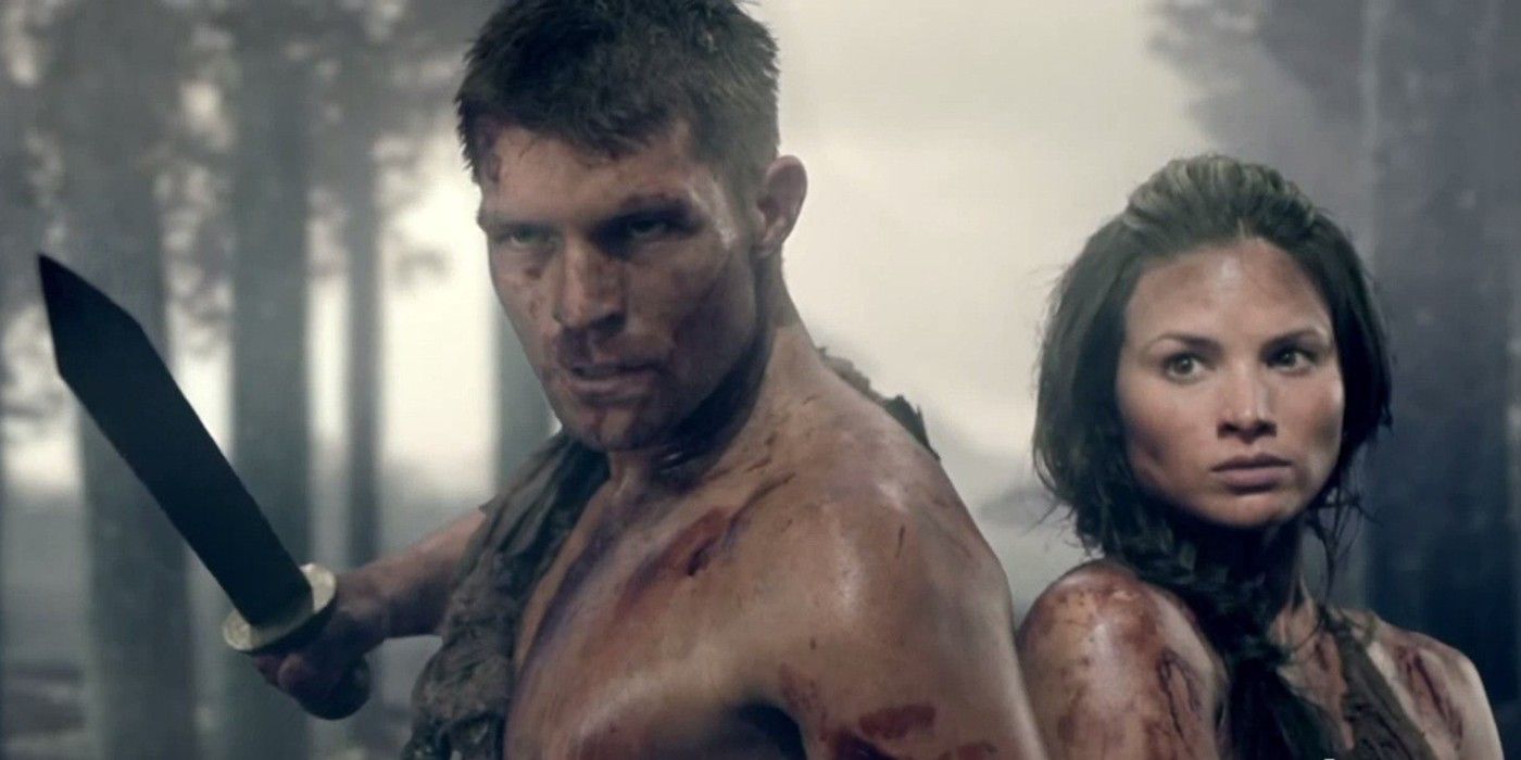 Spartacus and Mira together in Spartacus