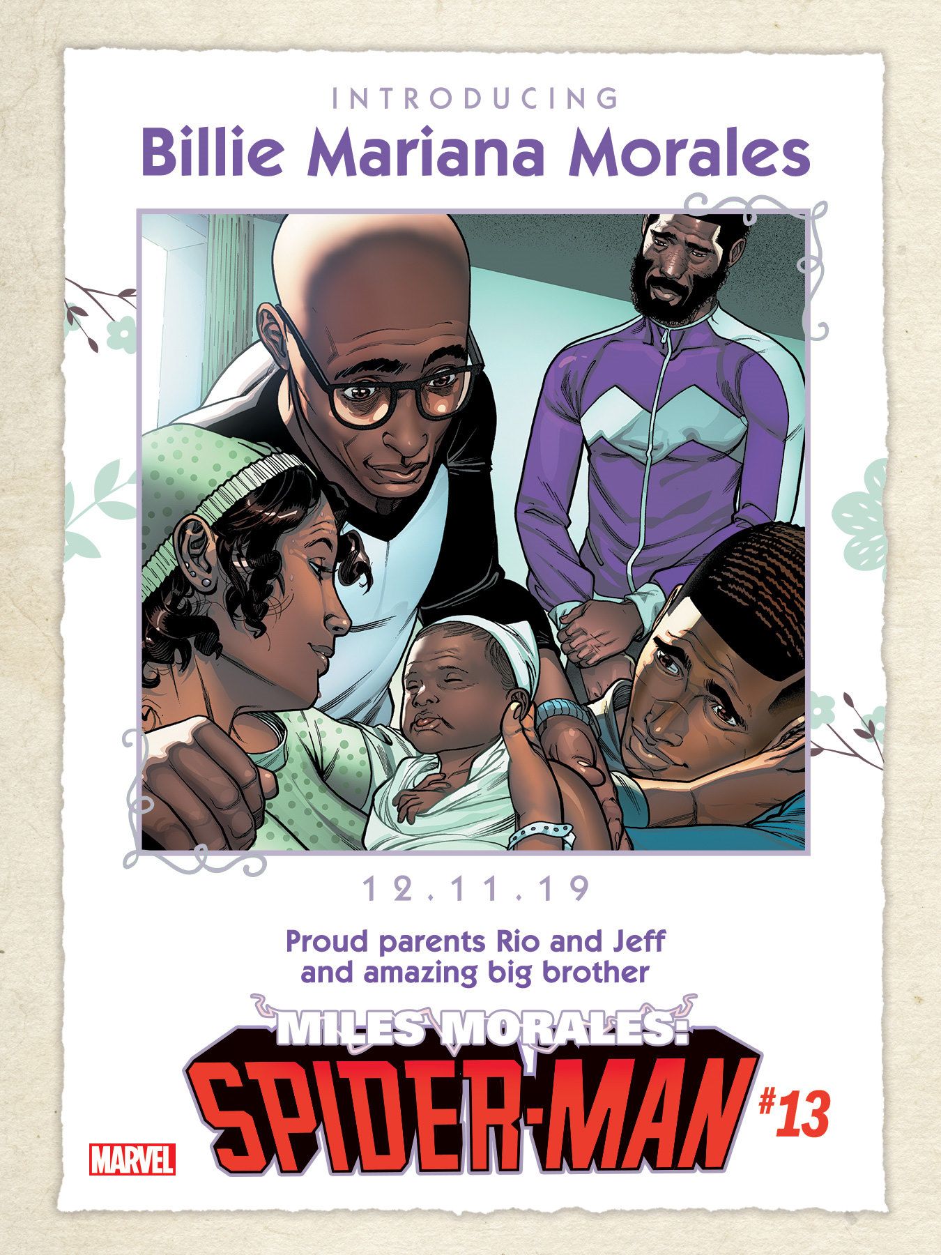 Spider-Man Miles Morales Baby Sister Billie