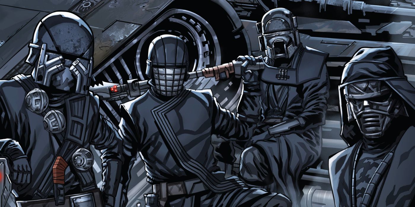 The Knights of Ren as seein in the Star Wars Comic
