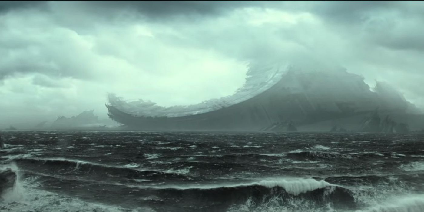 Star Wars Rise of Skywalker Destroyed Death Star in the water