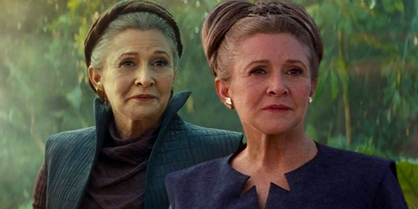 Star Wars Rise of Skywalker Force Awakens Leia Carrie Fisher
