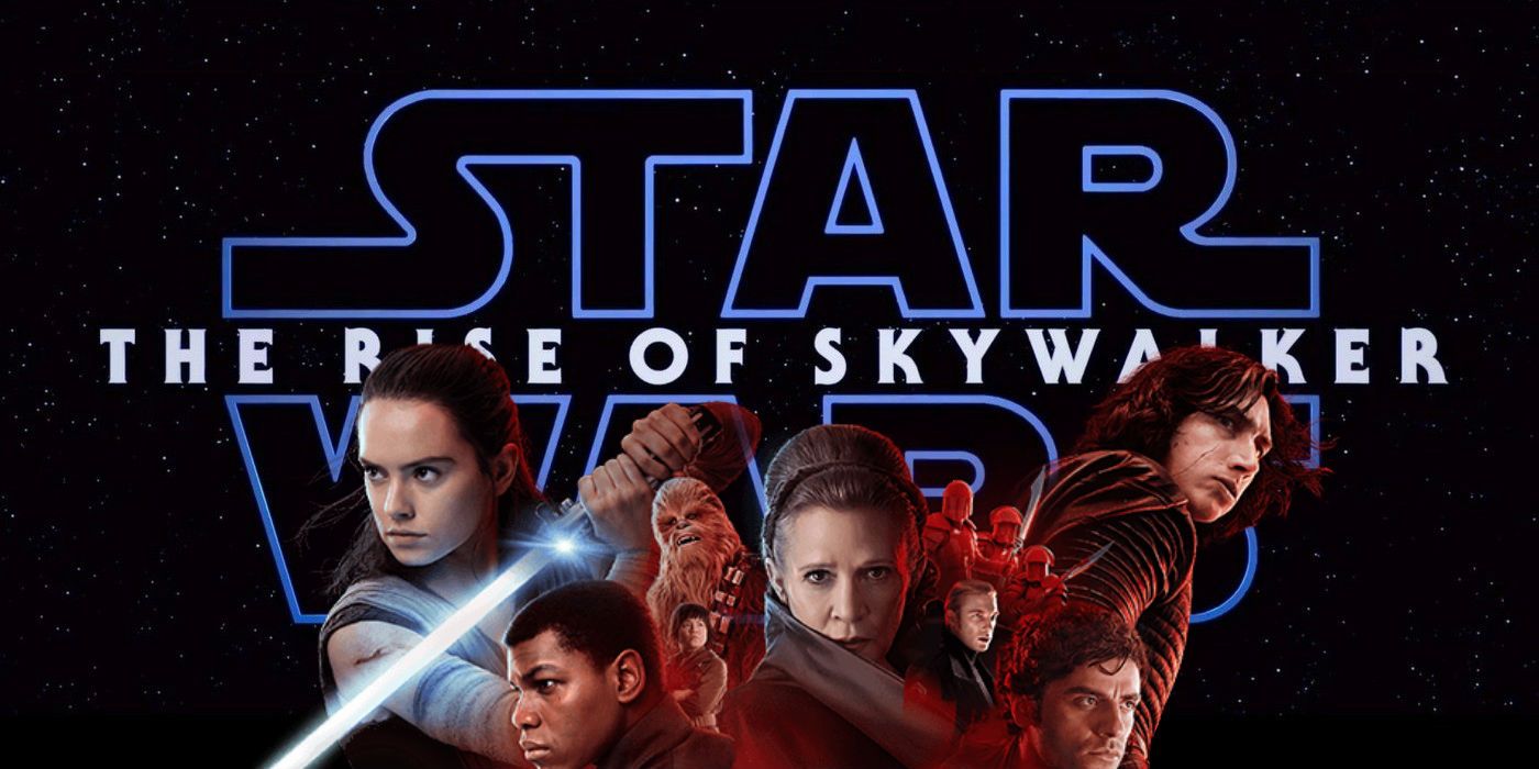 Star Wars Rise of Skywalker logo The Last Jedi cast