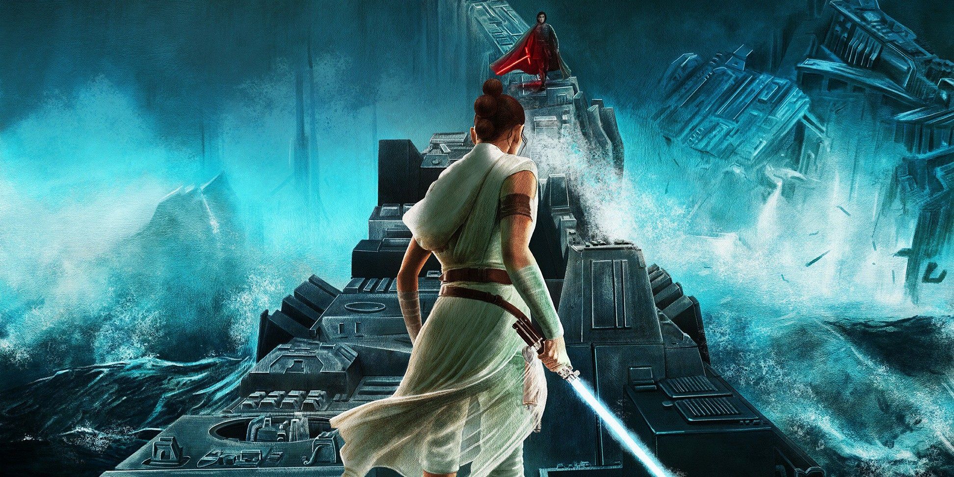 Star Wars The Rise of Skywalker Rey Kylo Ren poster