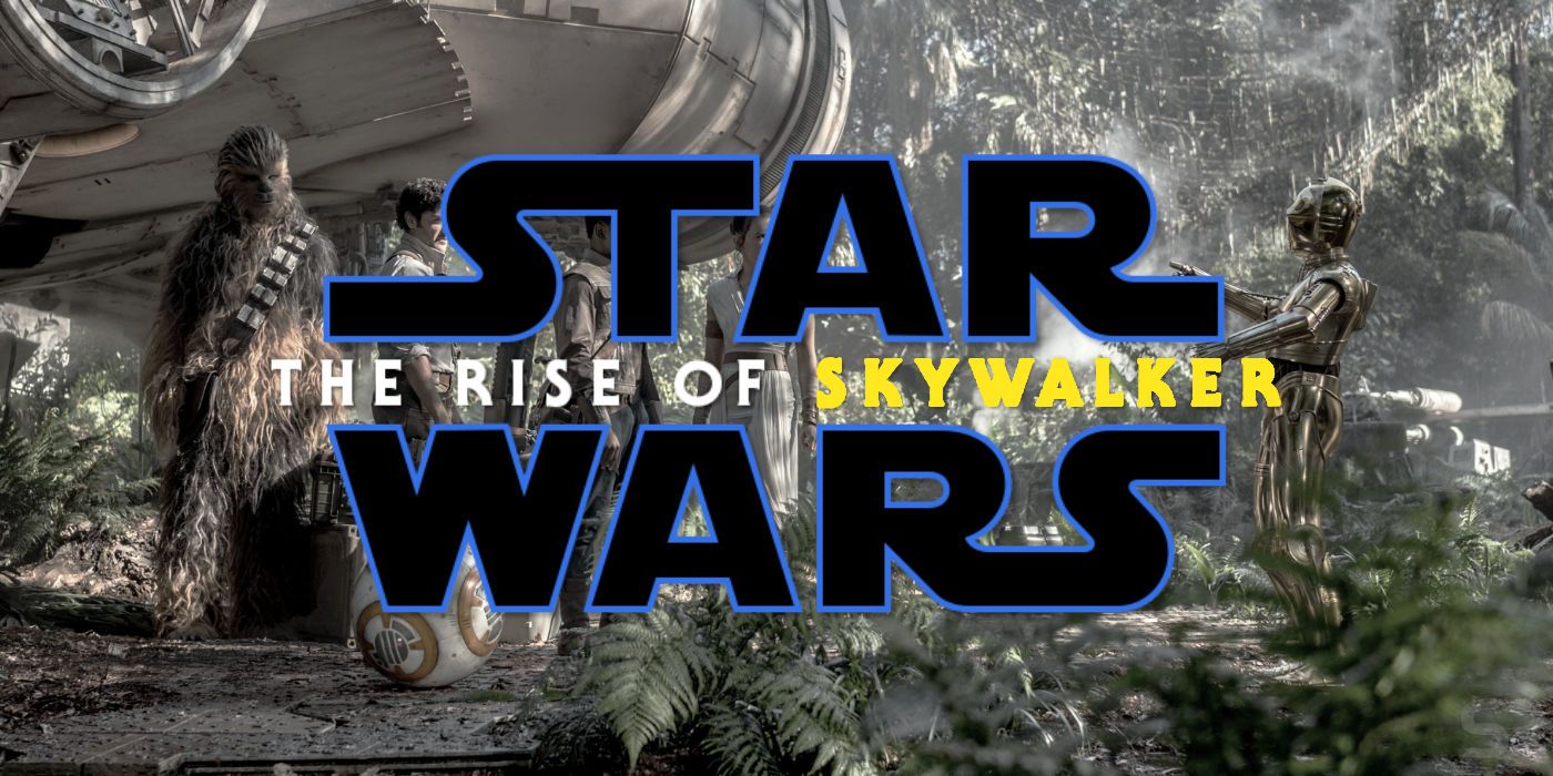 Star Wars The Rise of Skywalker Title Logo
