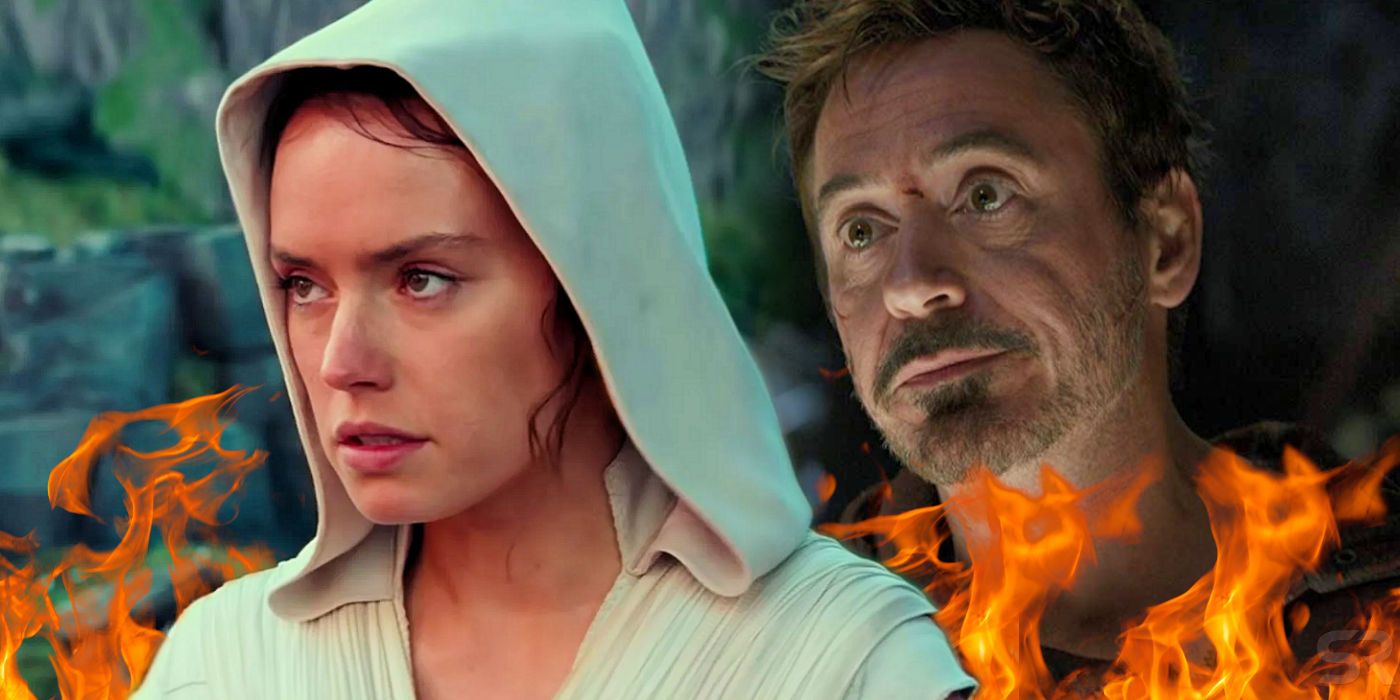 Star Wars The Rise of Skywalker and Tony Stark in Avengers Endgame