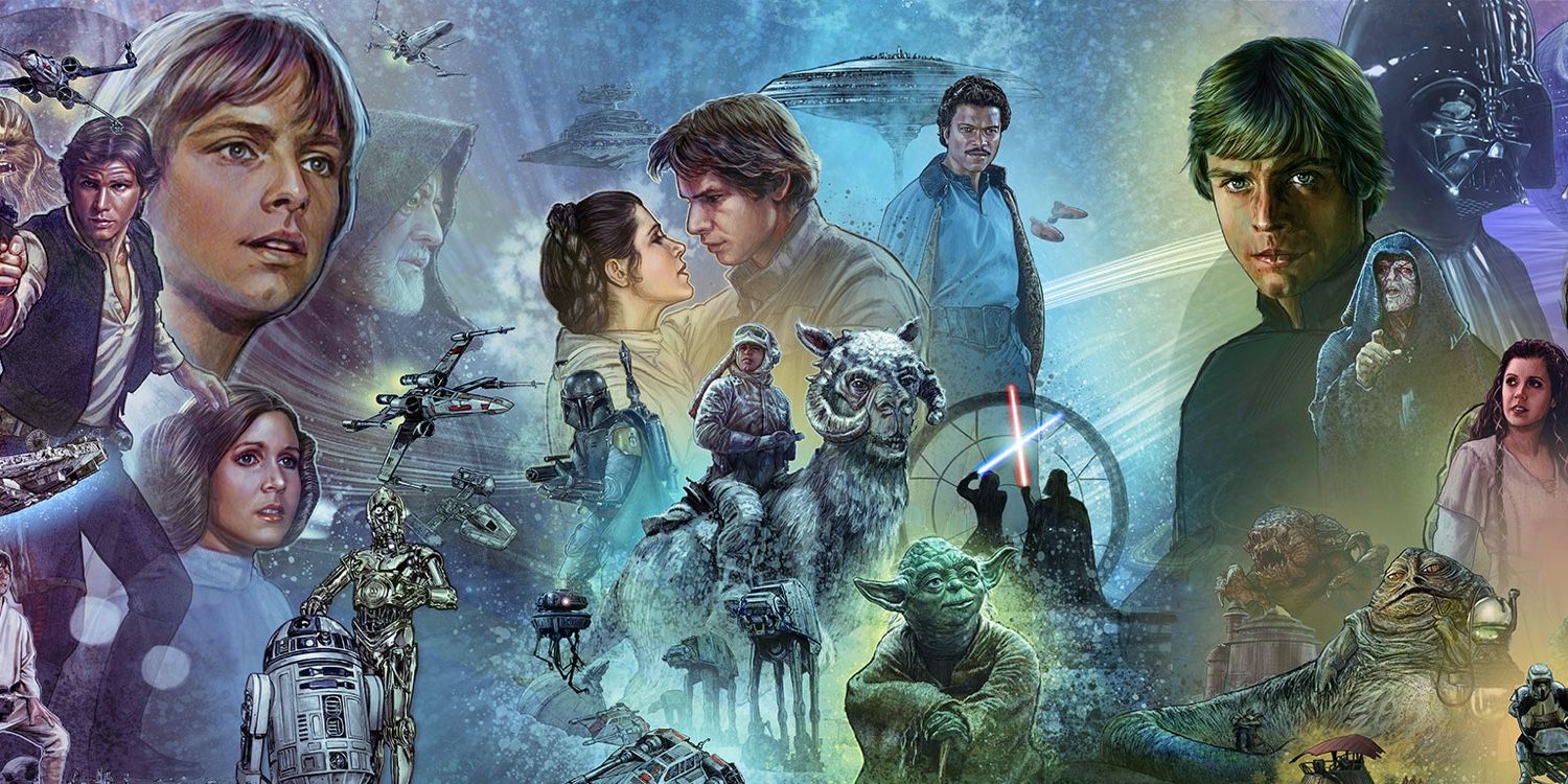 Star Wars original trilogy Celebration 2019 mural artwork