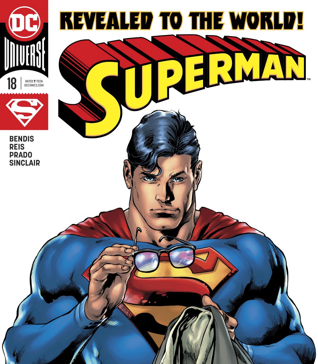 Superman 18 Cover Vertical Clark Kent