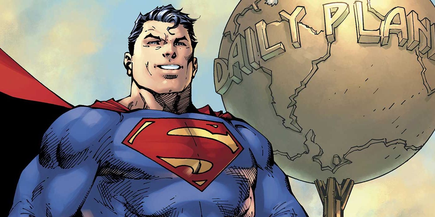 Super-Homem e The Daily Planet Arte em Quadrinhos