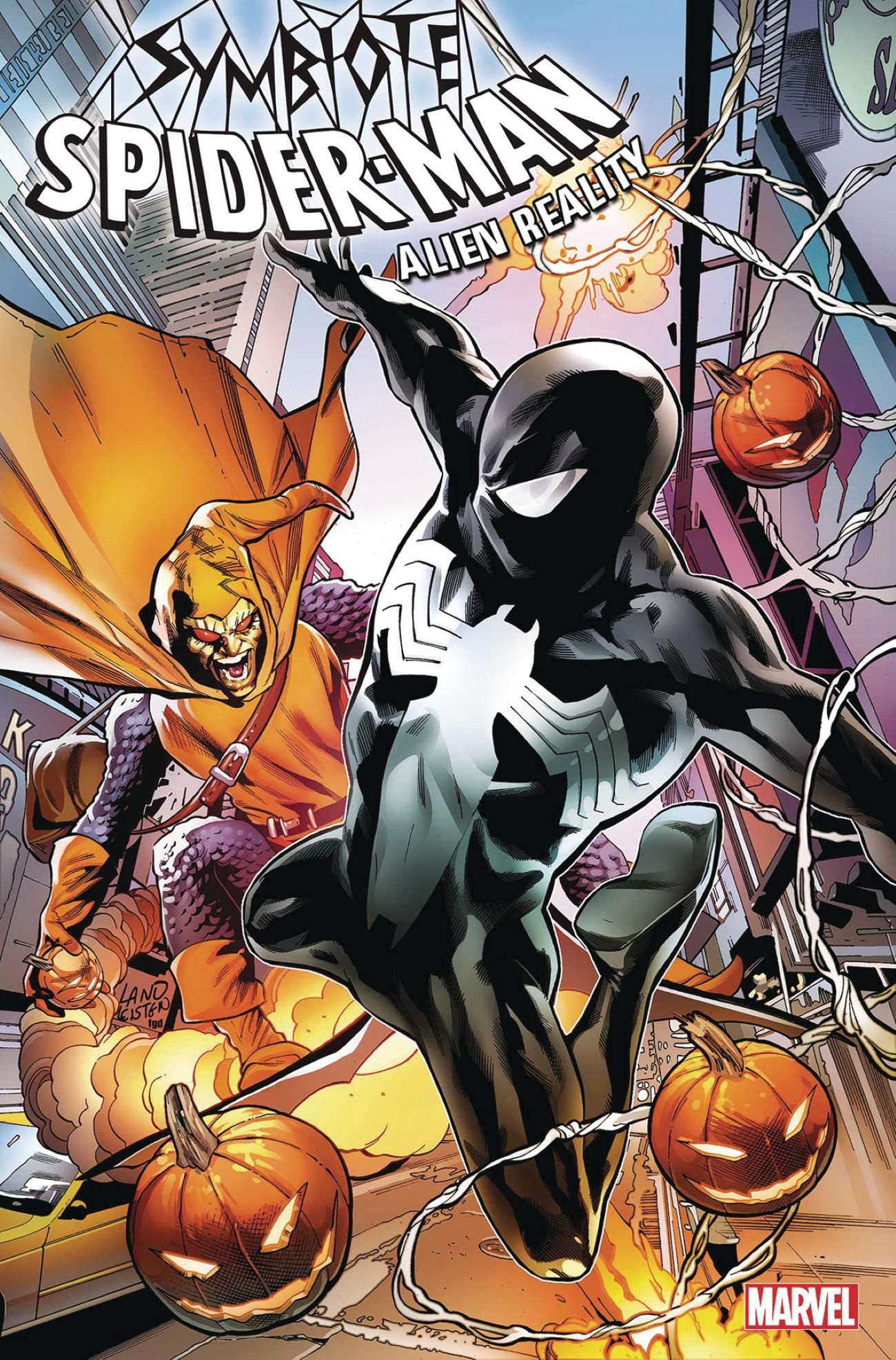 Symbiote Spider-Man Alient Reality Comic Cover