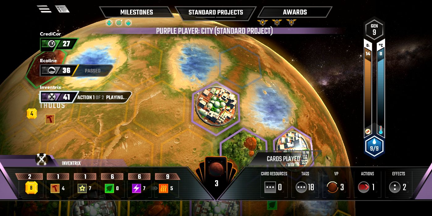 Terraforming Mars Mobile Review: Tactical and Satisfying