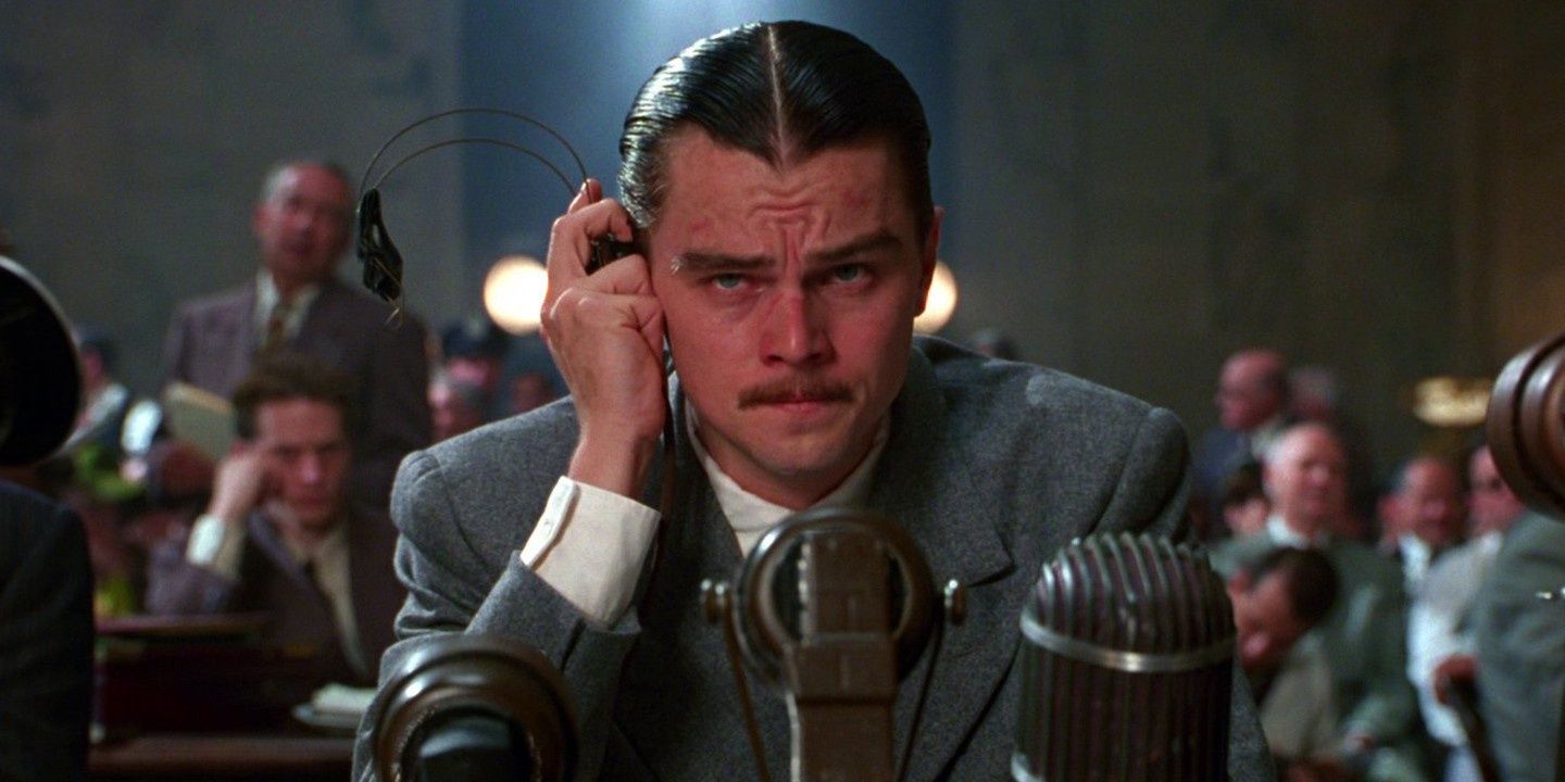 Leo DiCaprio as Howard Hughes in The Aviator