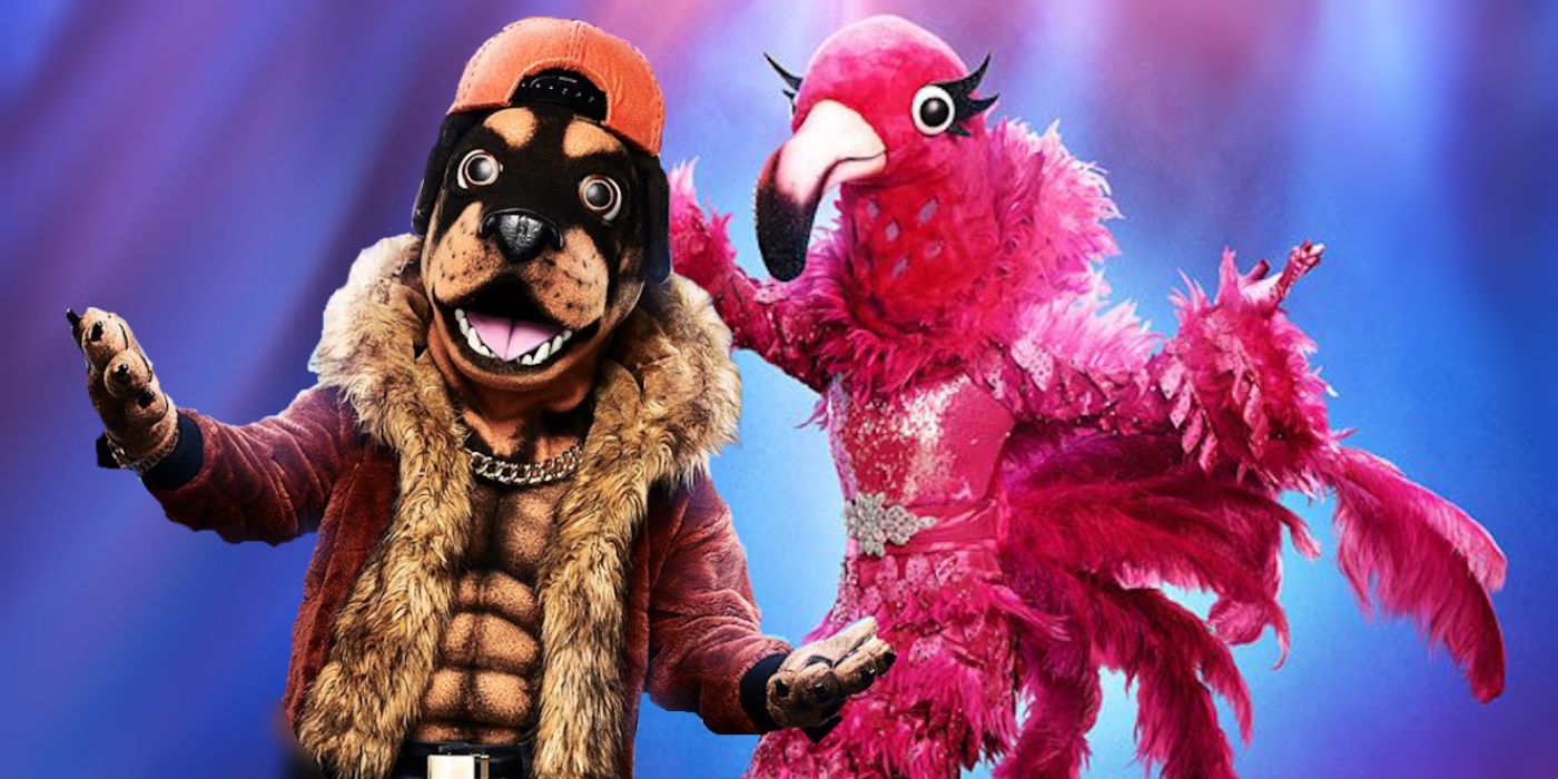 The Masked Singer Rottweiler and Flamingo