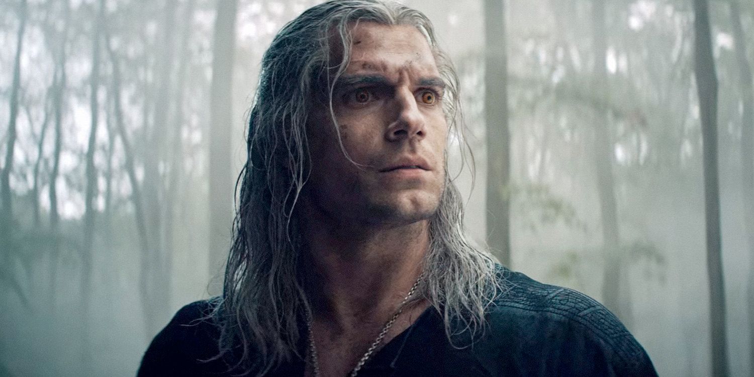 The Witcher Season 1 Ending Geralt looking shocked