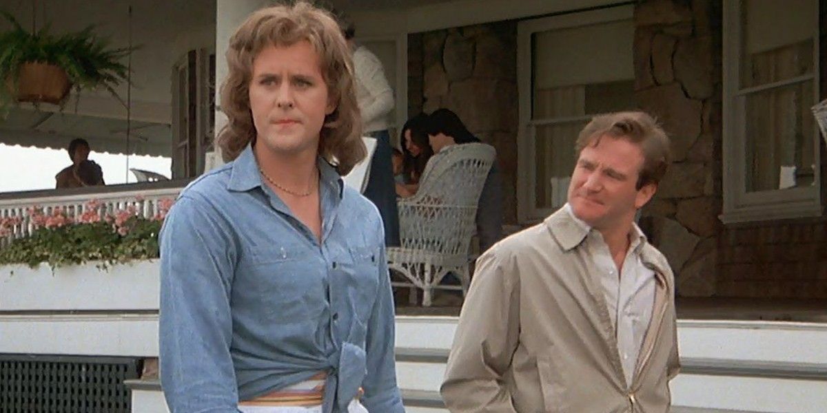 Robin Williams and John Lithgow in the film The World According to Garp