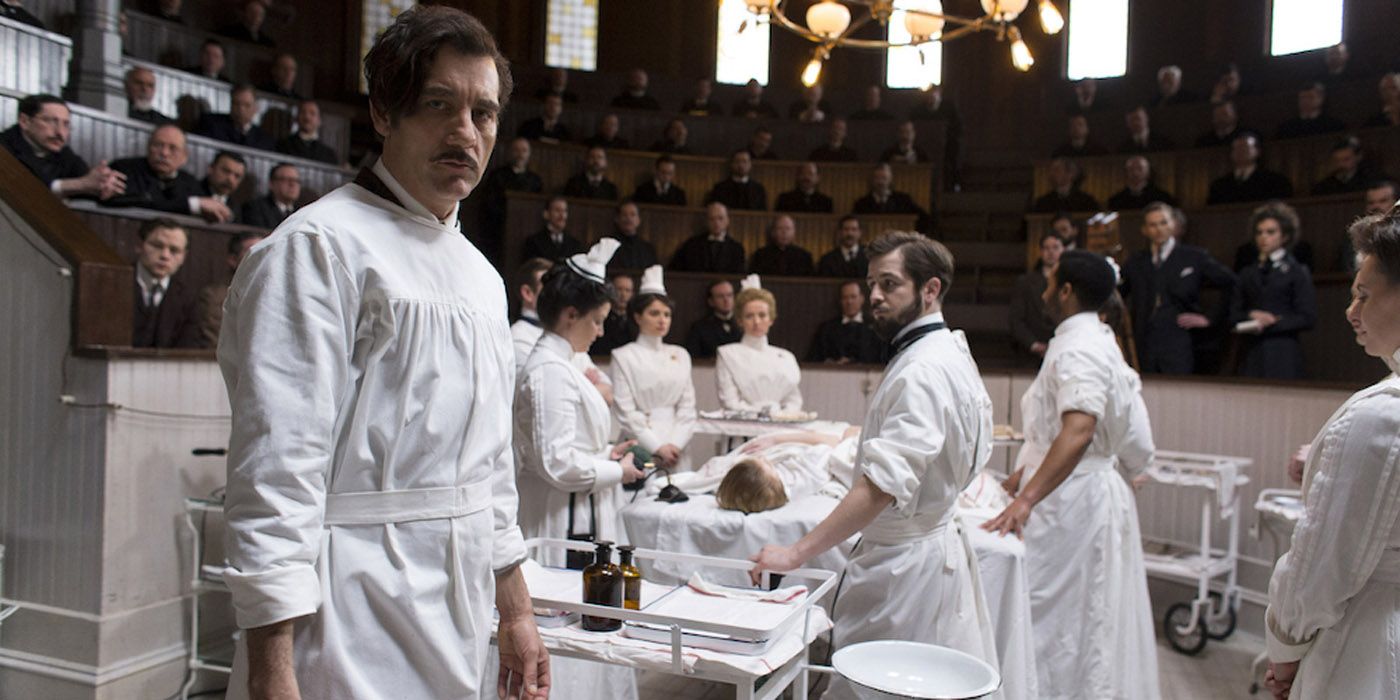 The cast of The Knick posing.