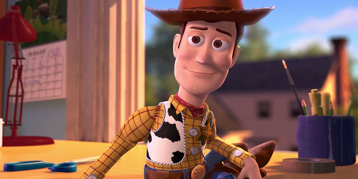 Woody looks on in Toy Story