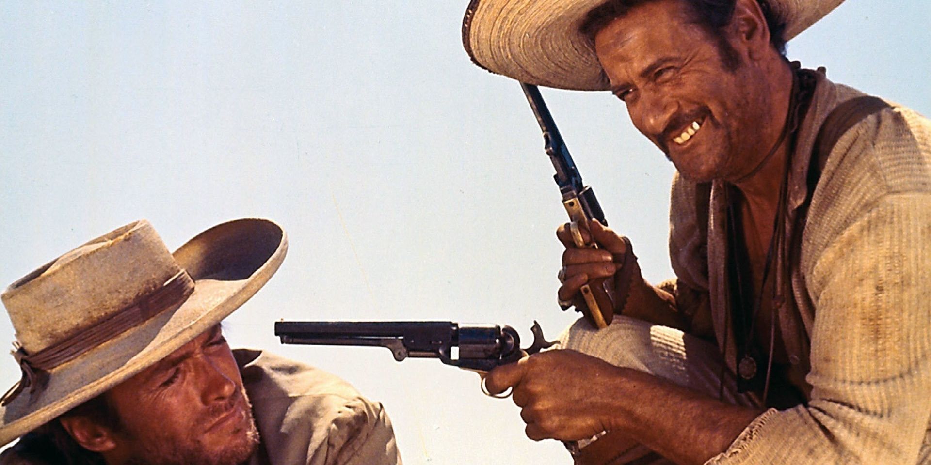 Tuco and Blondie Chatting In The Good, The Bad and The Ugly