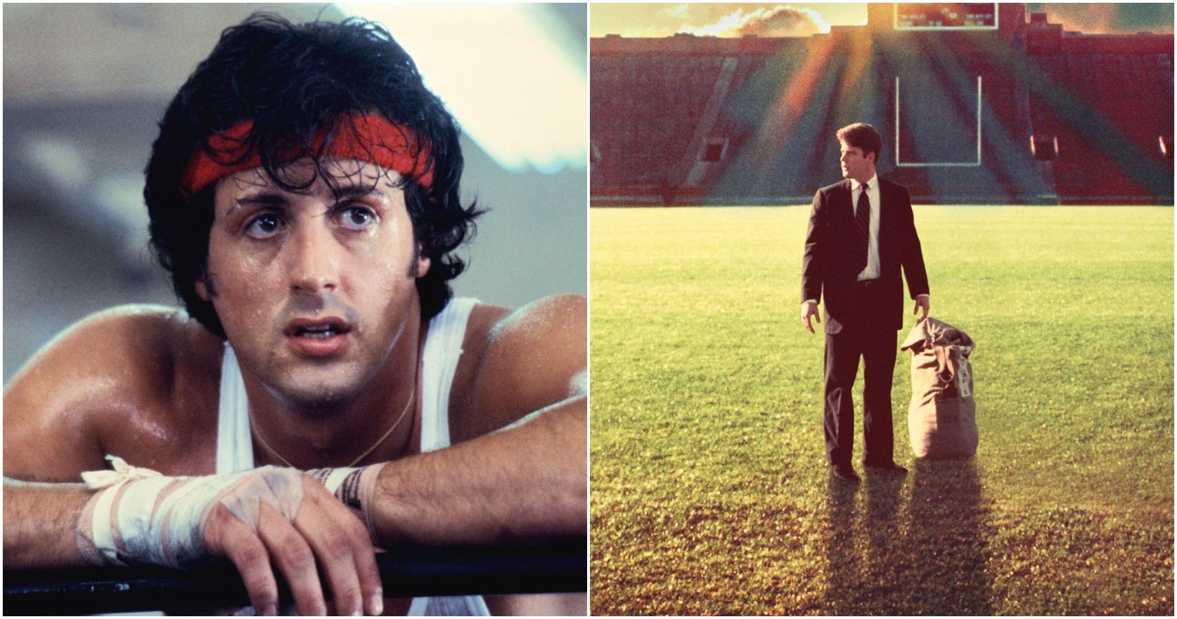 Underdog sports movies Rocky feature