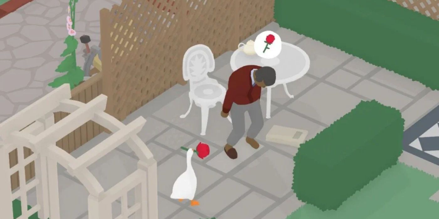 How to Help the Woman Dress up the Bust in Untitled Goose Game