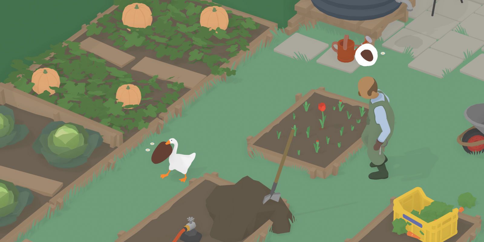 Untitled Goose Game Getting Through The Garden Walkthrough