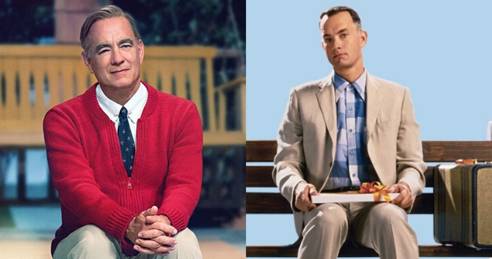 beautiful day in the neighborhood vs Forrest gump