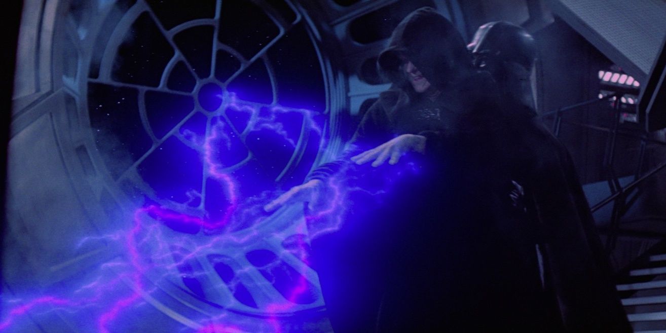 Vader saves Luke in Return of the Jedi