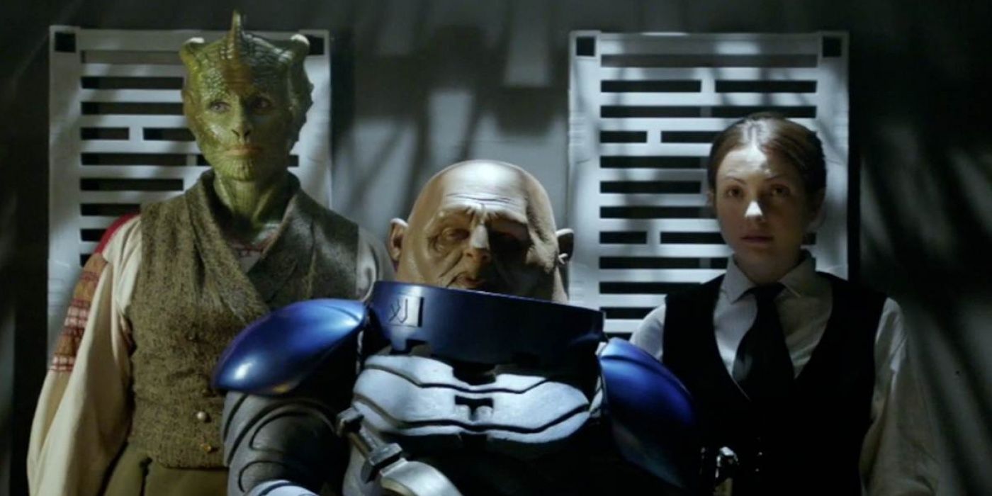Doctor Who Vastra and Strax and Jenny go on another adventure