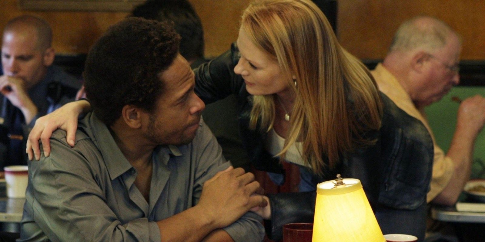 Warrick Brown and Catherine Willows on CSI