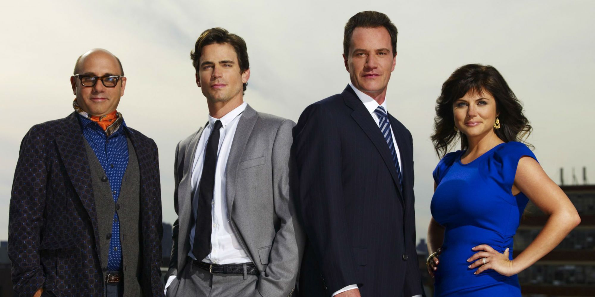 The four leads of White Collar