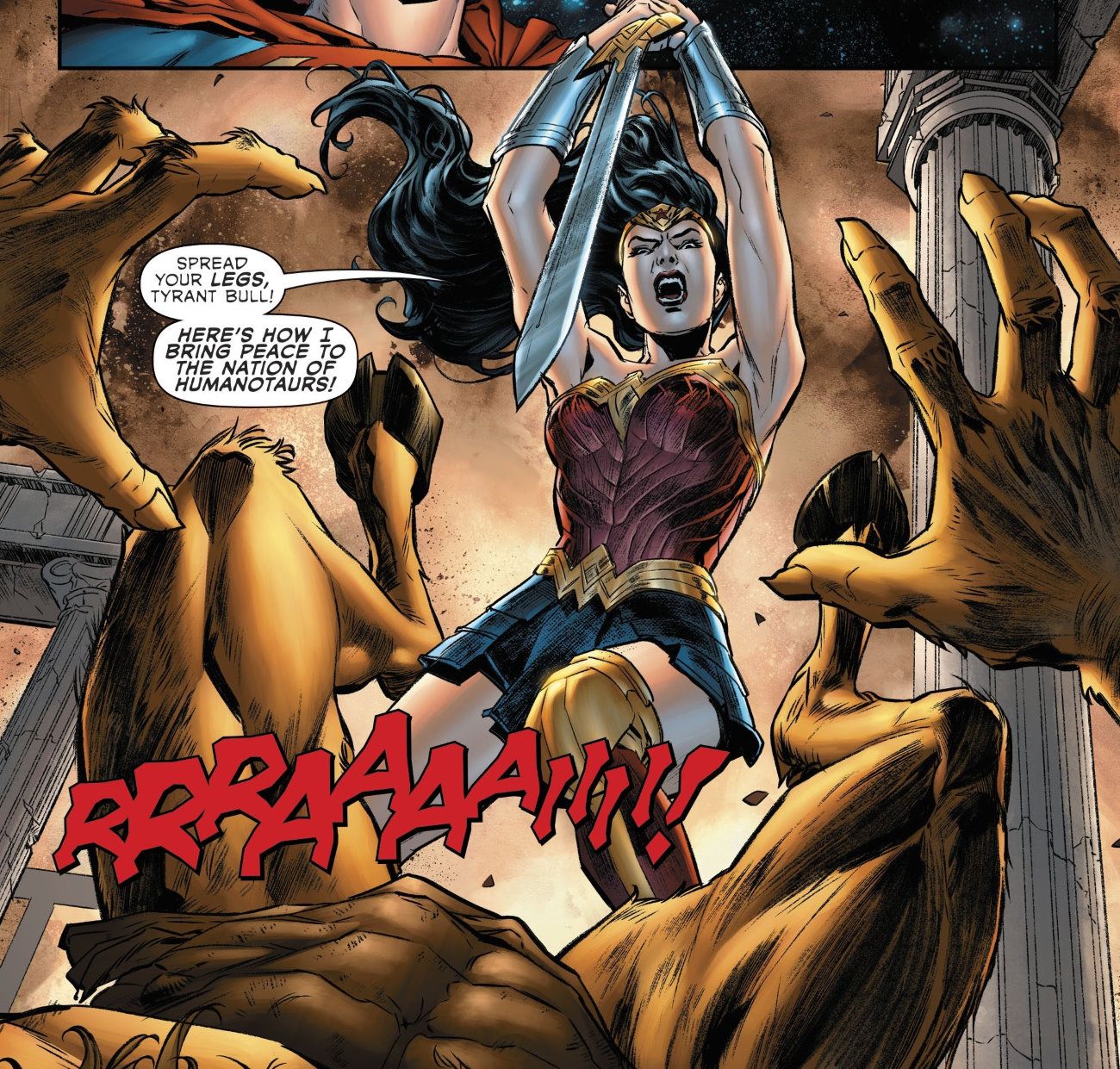 Wonder Woman Delivers Her Most Brutal Attack (EVER?)