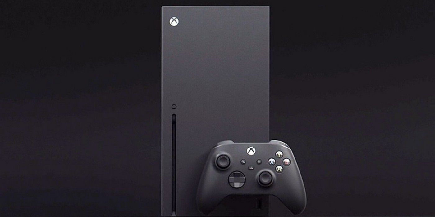 Xbox Series X Console Black Background