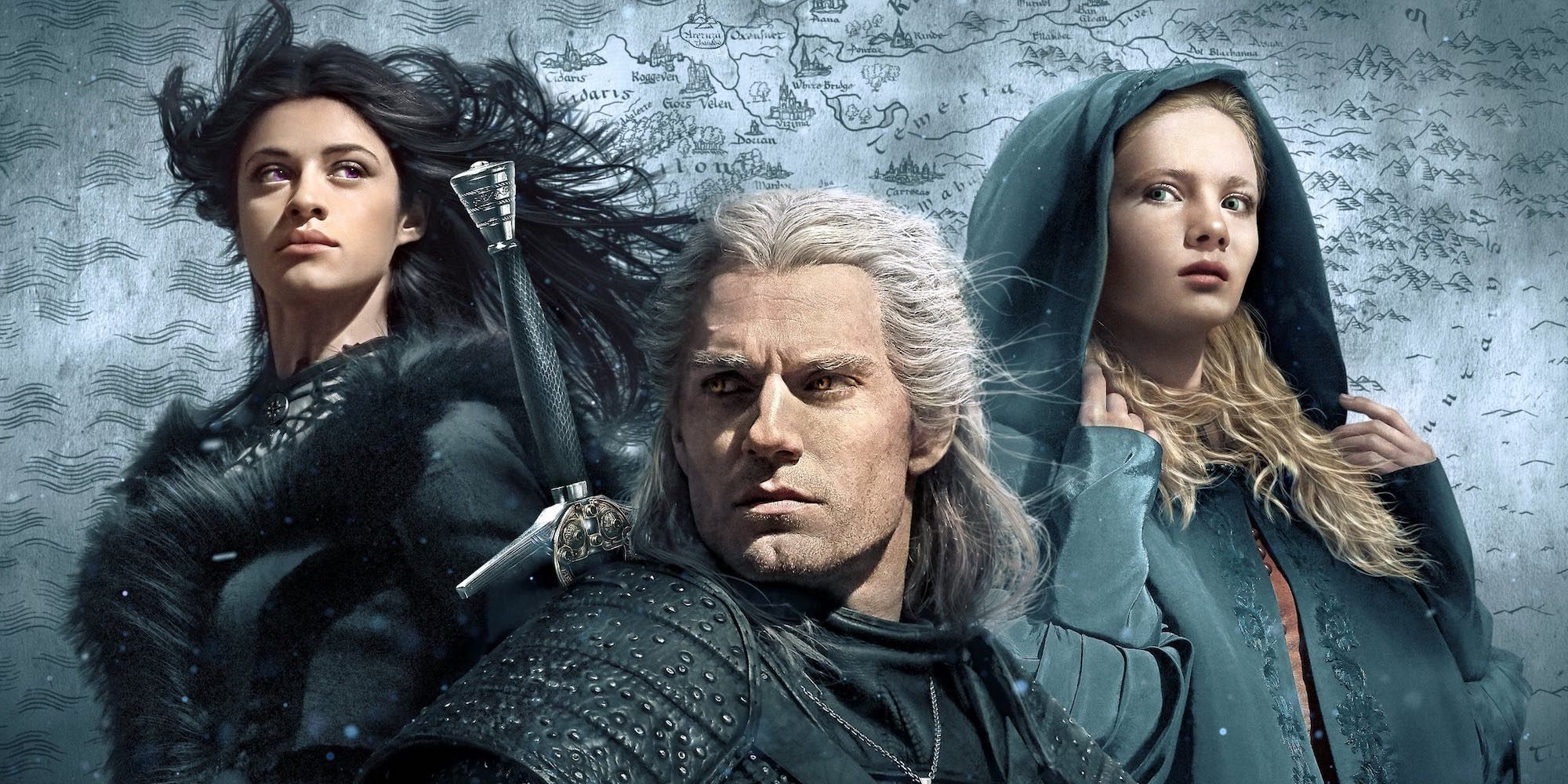 Yennefer, Geralt and Ciri star in The Witcher