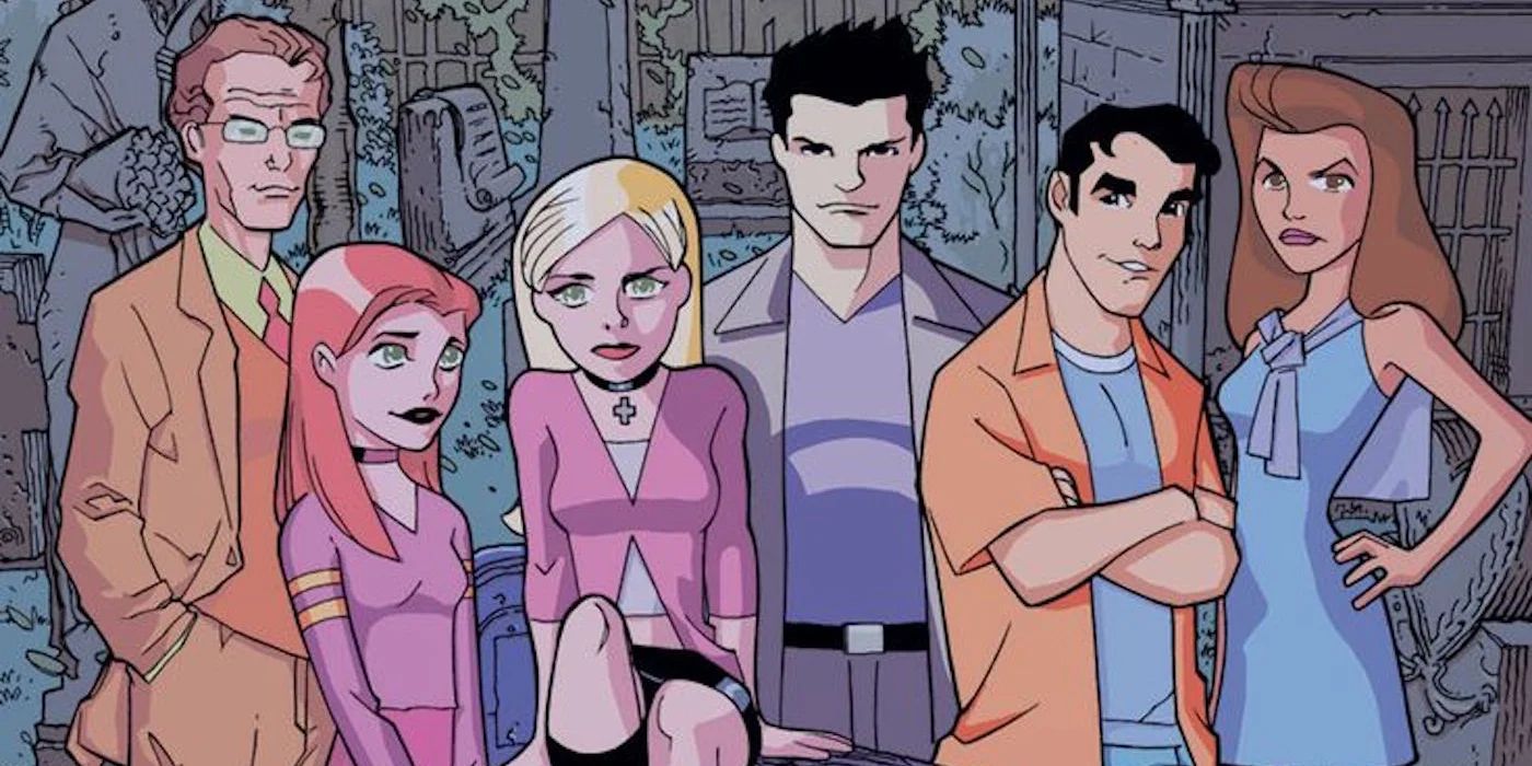 buffy animated series comic cover