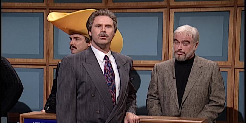 Will Ferrell, Darrell Hammond and Norm MacDonald on SNL's Celebrity Jeopardy