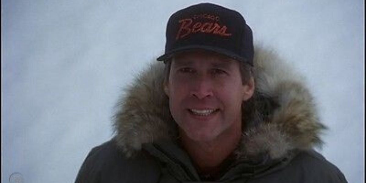 Clark Griswold wearing a hat in Christmas Vacation