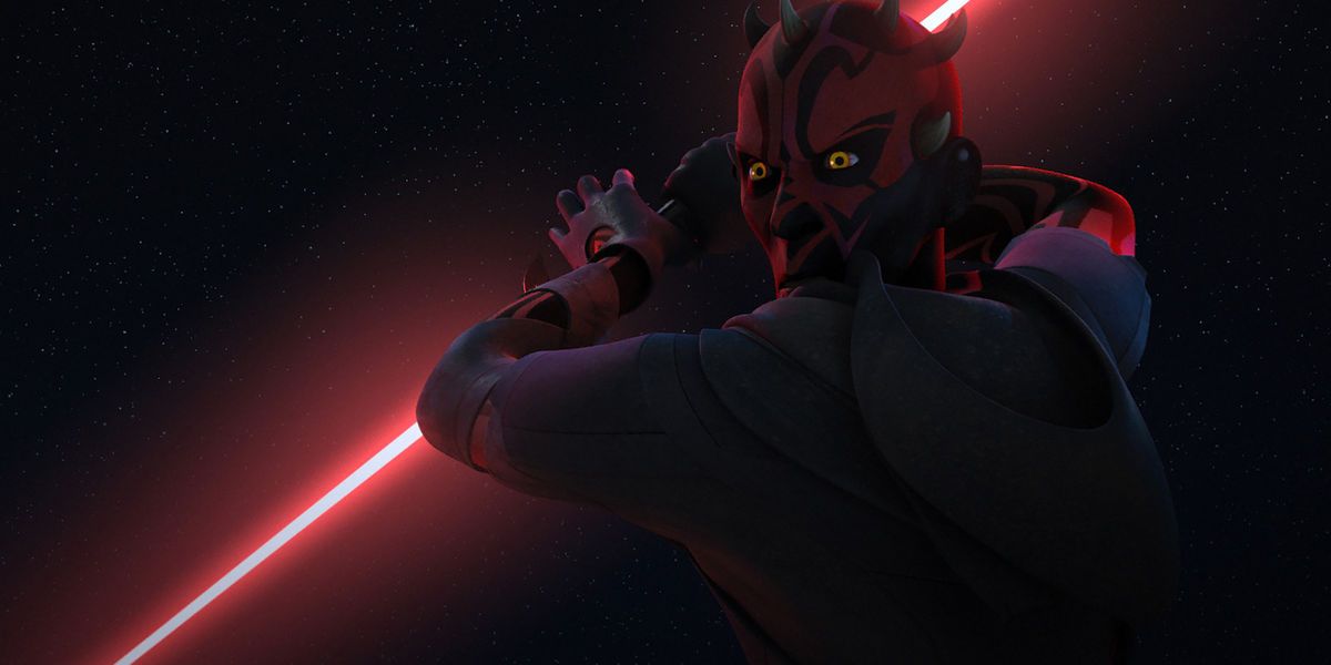 star wars darth maul lightsaber