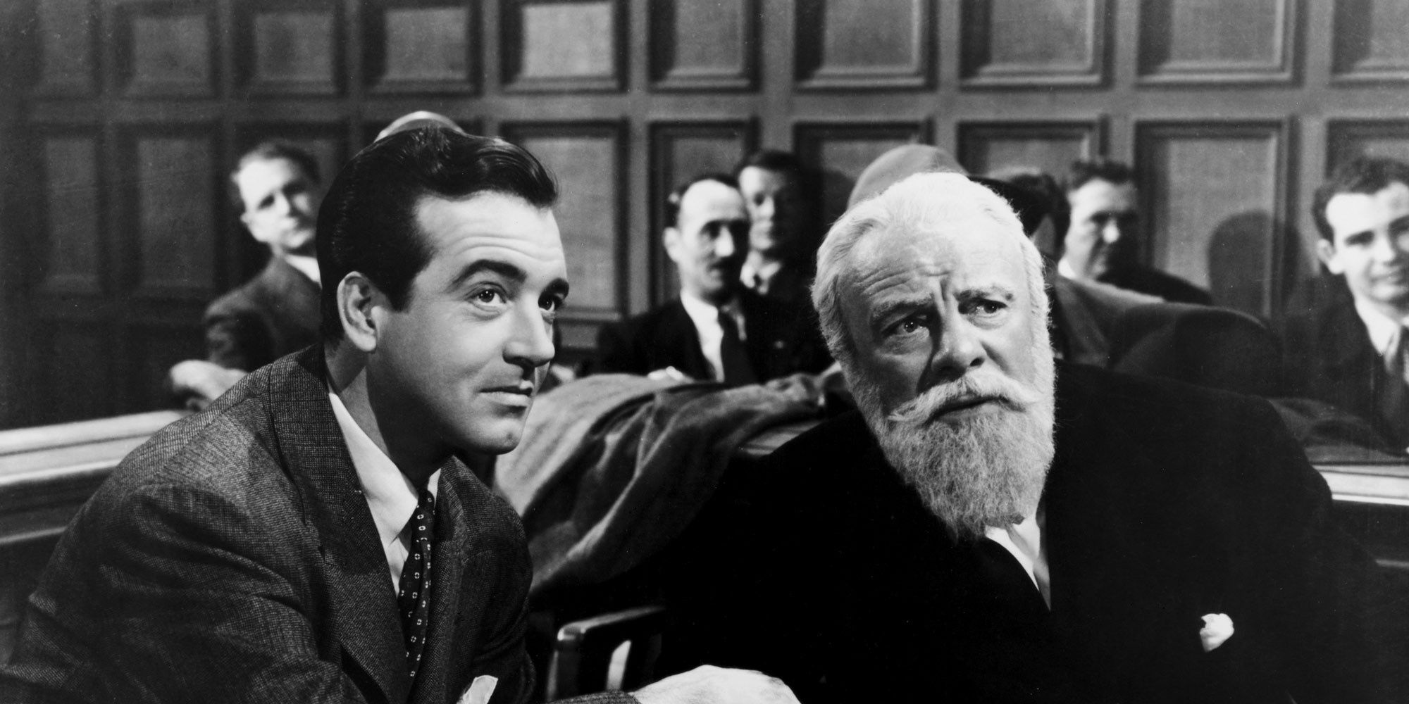 Fred and Kris in the courtroom in Miracle on 34th Street
