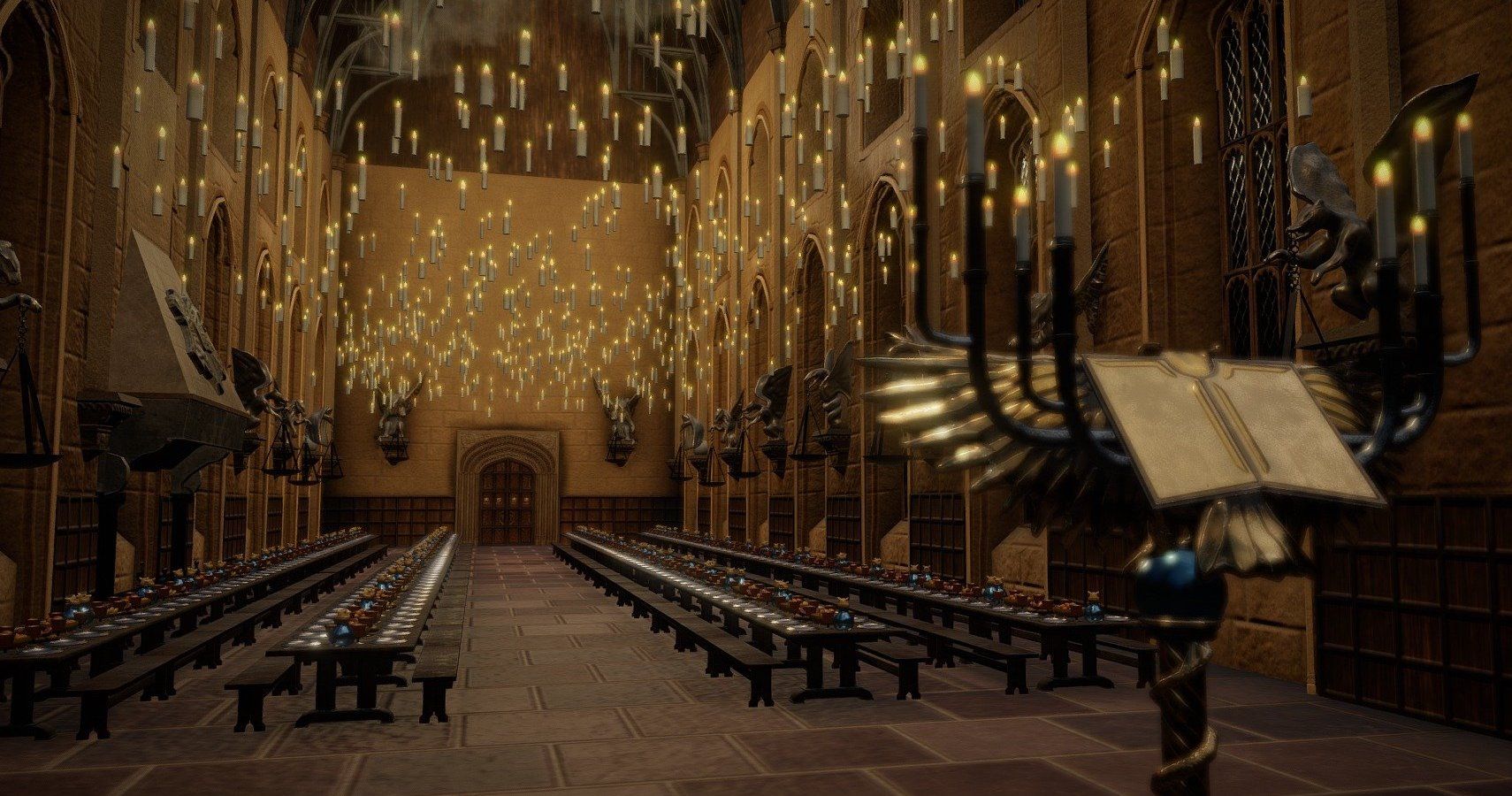 hogwarts big hall