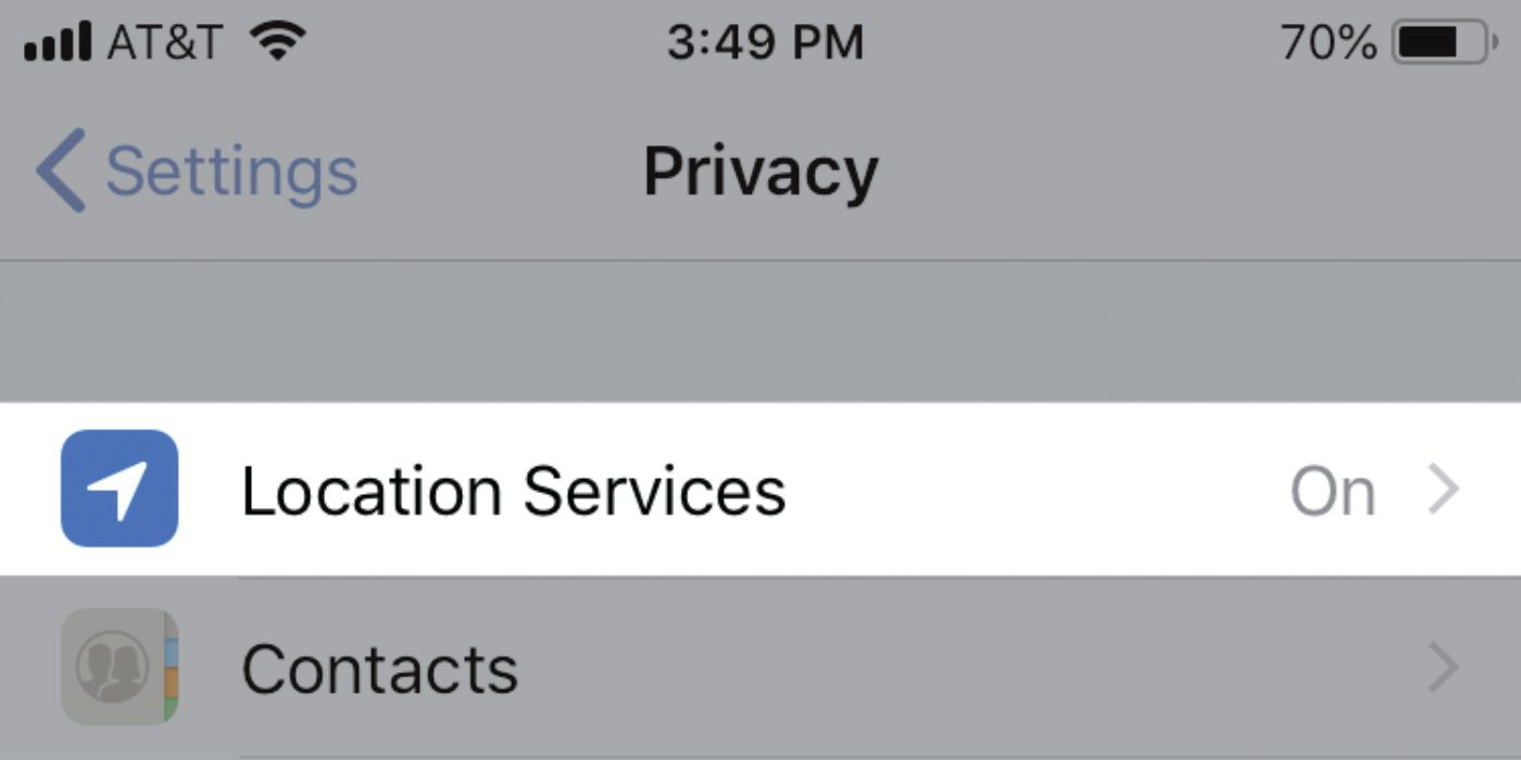 iPhone Privacy Settings